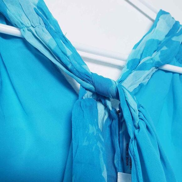 Rami Brook Skylar Floral Twisted Halterneck Top Womans size Small NWT - Picture 5 of 12